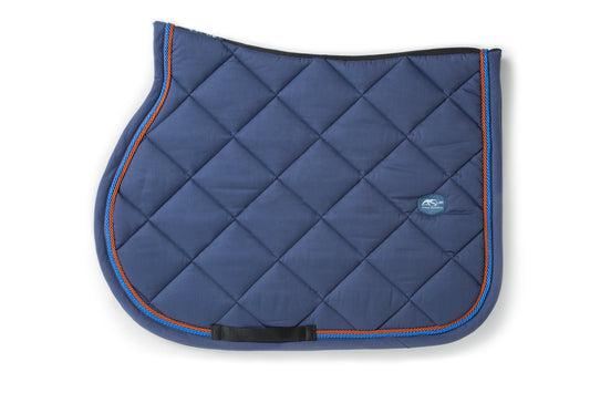 Anna Scarpati Quola 51 Blue Jump Saddle Pad & Zeug 51 Blue Fly Hood