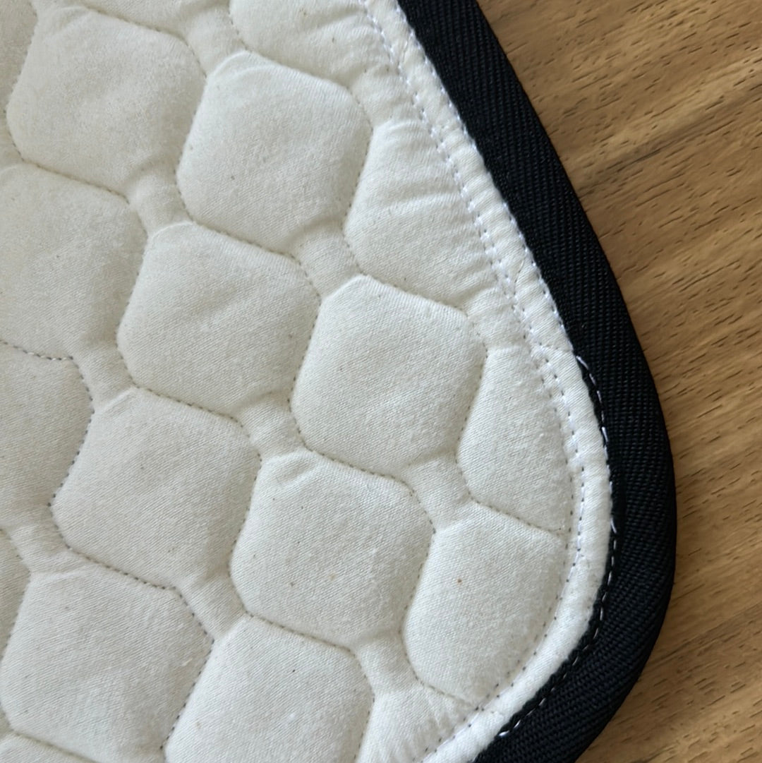 Anna Scarpati Grey Dressage Saddle Pad with crystals