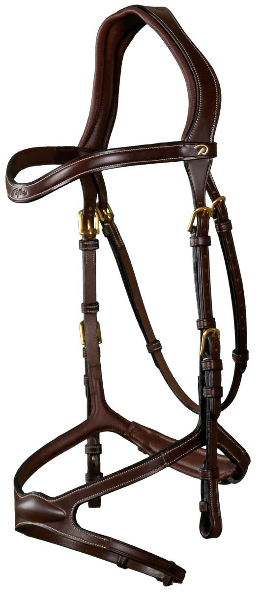 Dy'on X-Fit Bridle Brown Full D Collection - Little Equine Co.