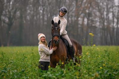 Cavallo Cavaldesi Sweater: Cosy Half Zip with High Collar