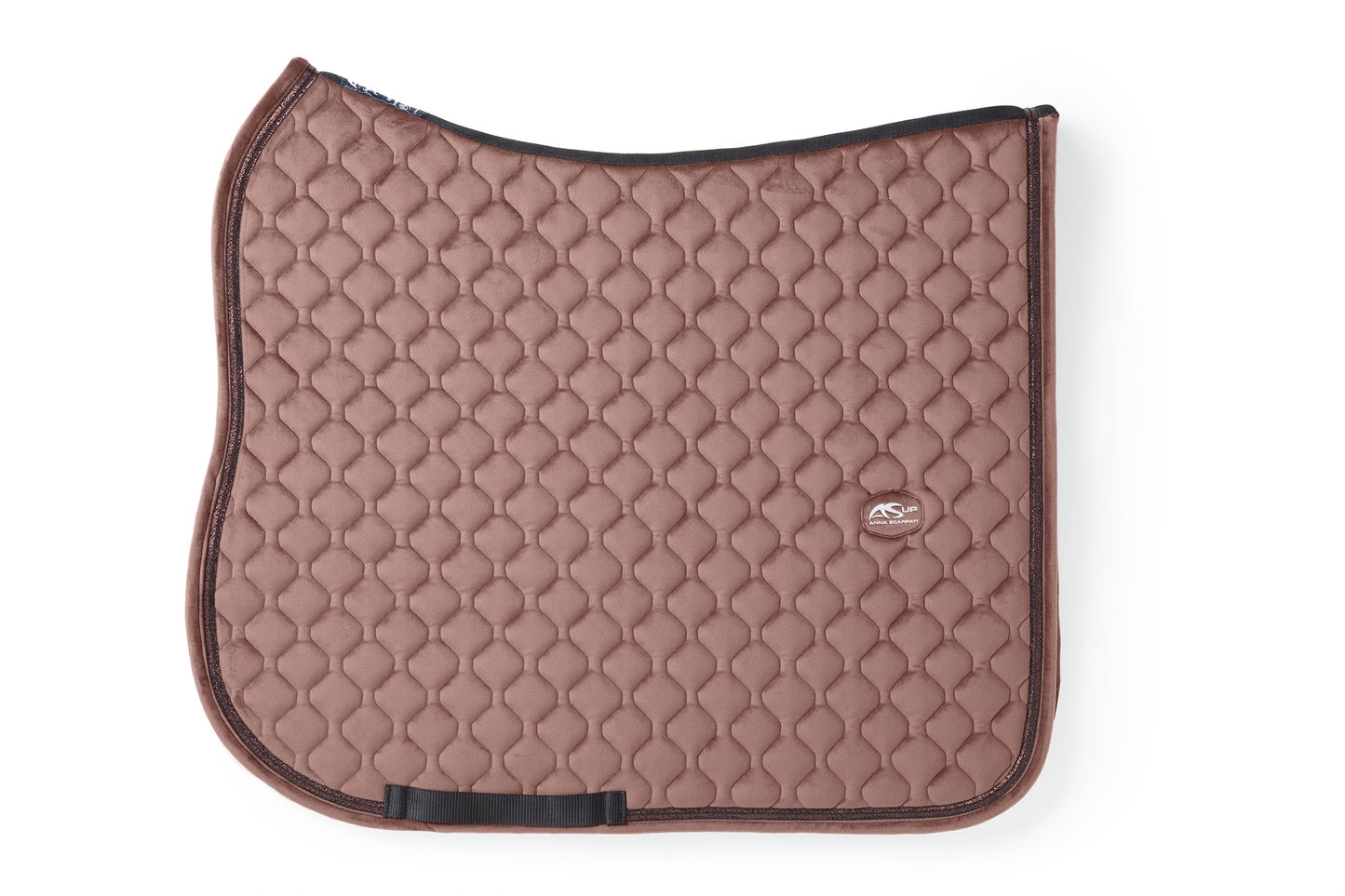 Matching Set: Anna Scarpati Quinoa 45 Dressage Saddle Pad & Zueg 45 Fly Bonnet - Rosa