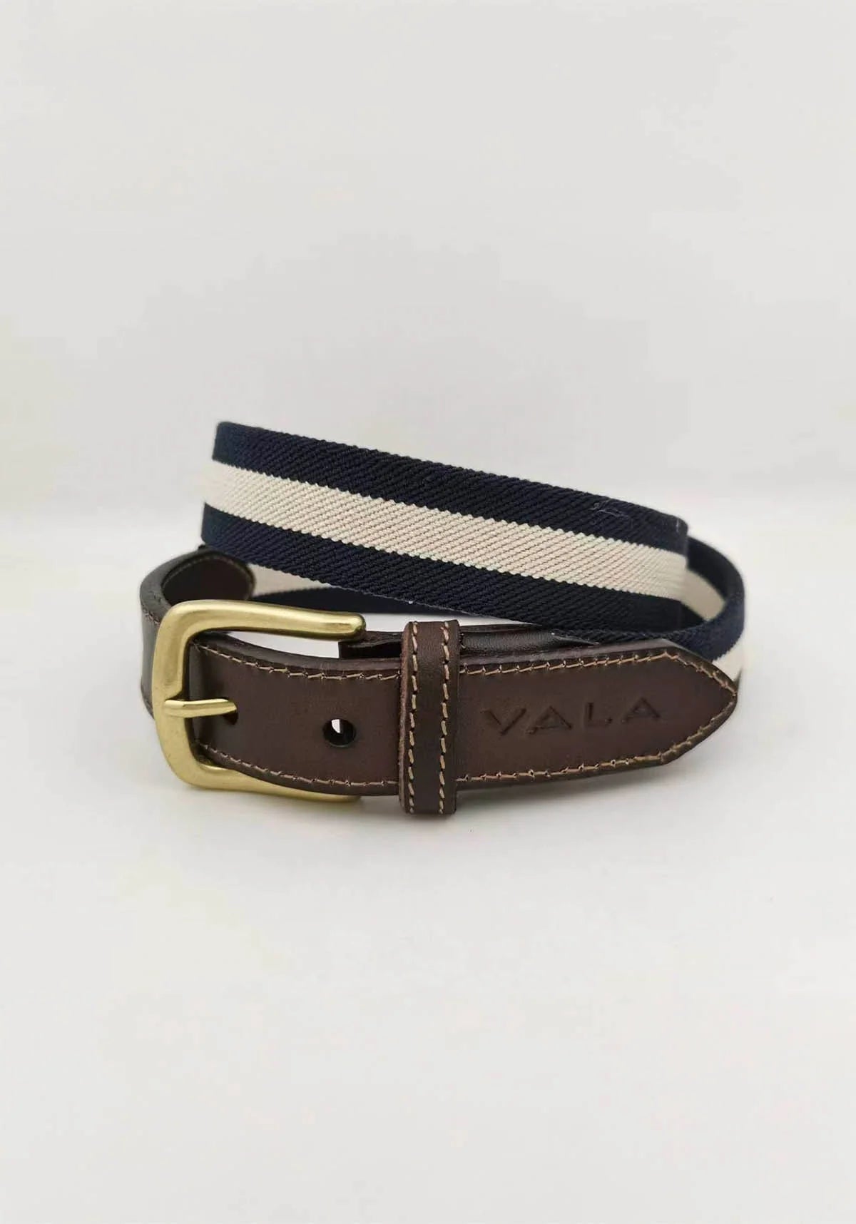 VALA Equestrian Lines Belt - Navy - Little Equine Co.