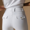 VALA Ultimate Button Up Breeches - White - Little Equine Co.