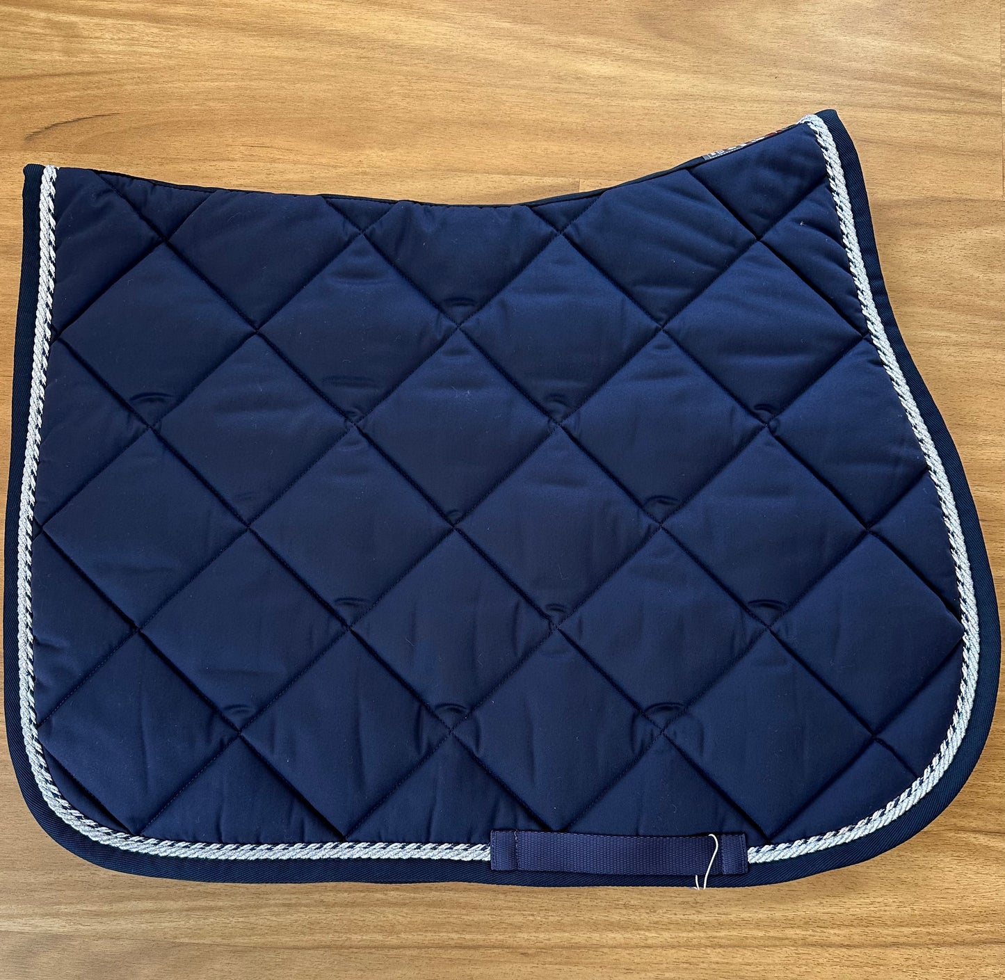 Anna Scarpati Navy Jumping Saddle Pad