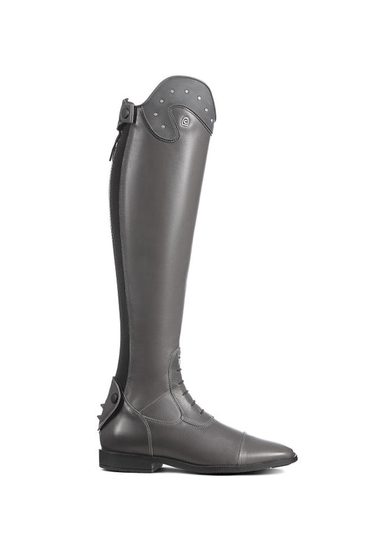 Linus Slim S Line Nubuck + Strass Grey